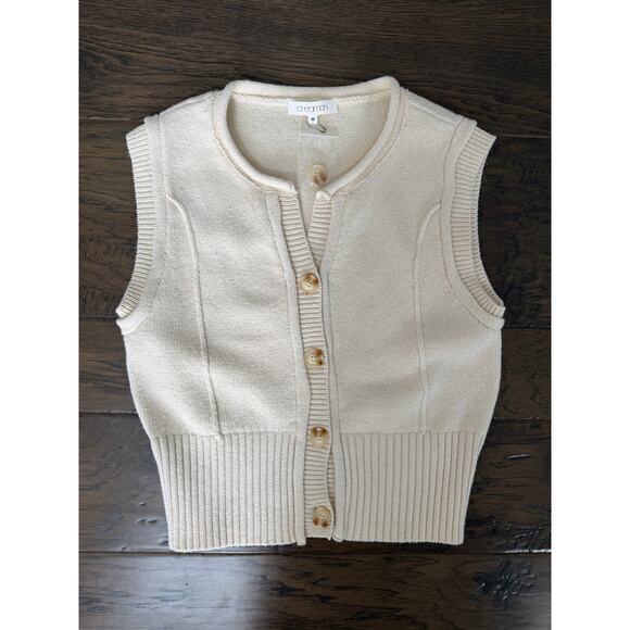 Creamon Sweaters - Creamon Knit Vest